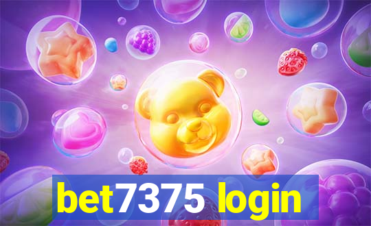 bet7375 login